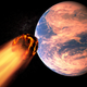 Imagen para el artículo titulado Los continentes de la Tierra se crearon por impactos de meteoritos gigantes